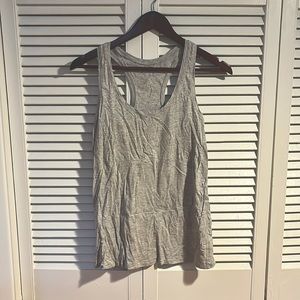 Lululemon | Size 4, Gray Racerback Tank-top